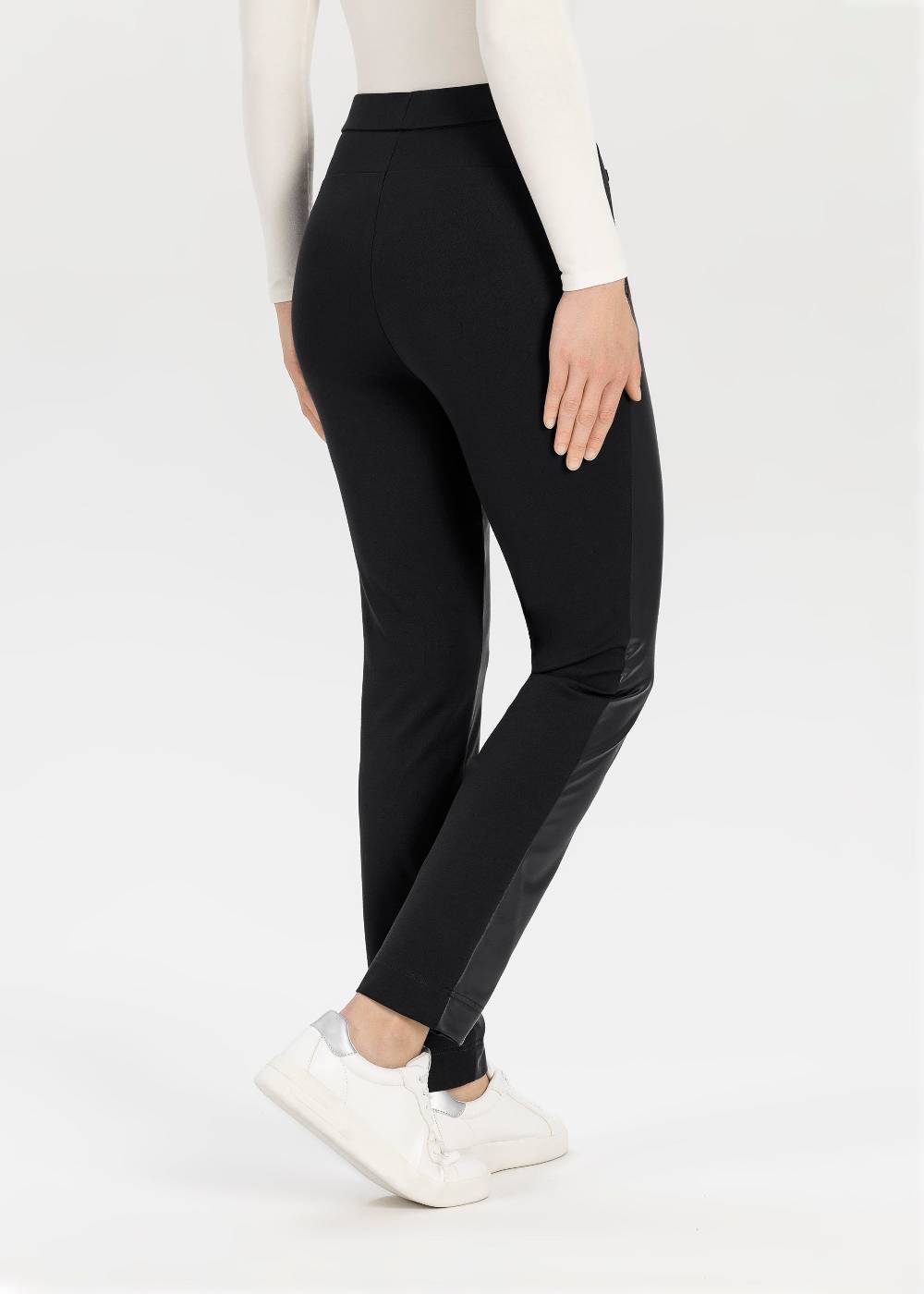 Stehmann Stretchhose Imilia mit Lederimitat Fabrik Onlineshop