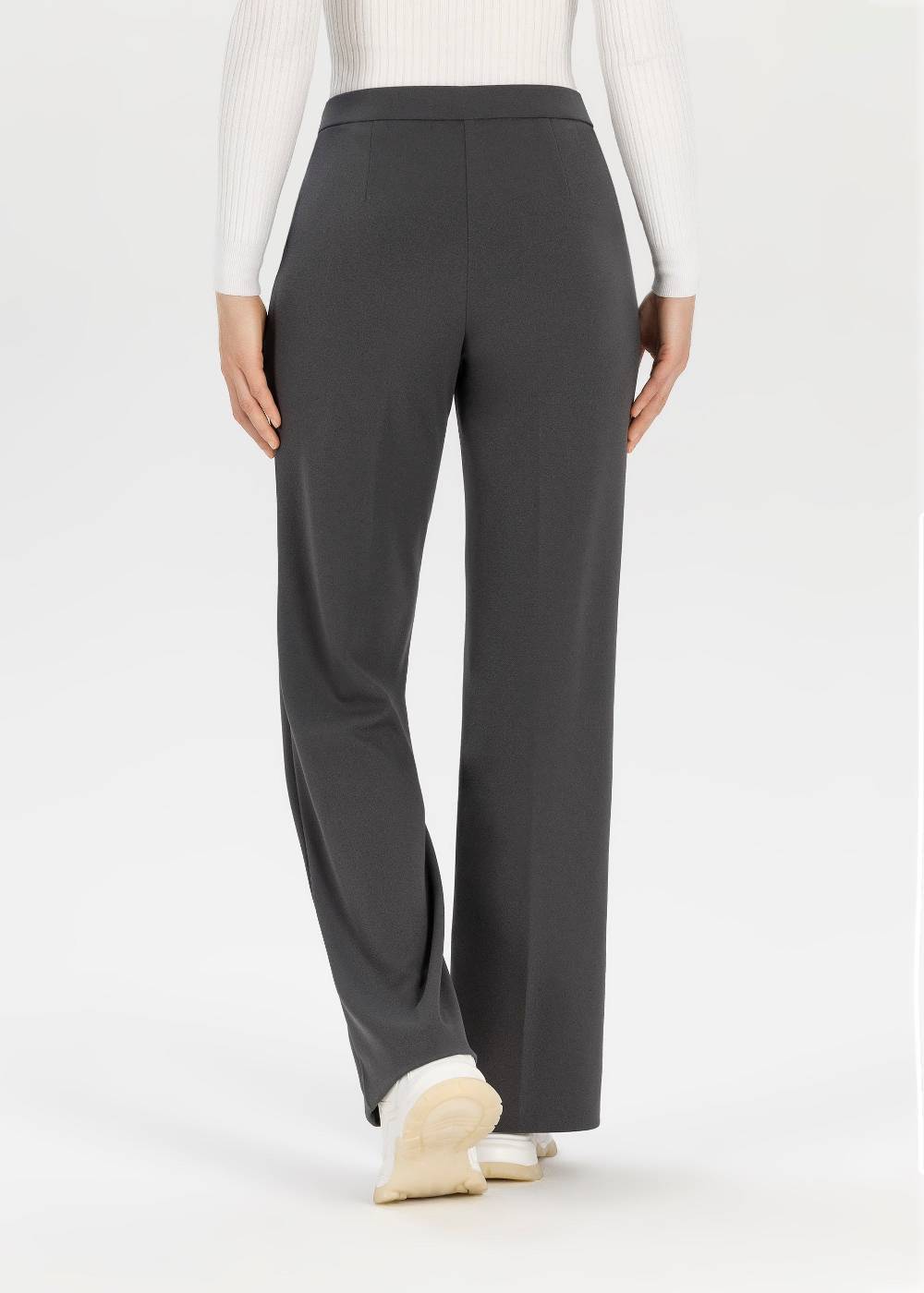 Stehmann Hose Hillda in Scuba Crepe mit weitem Bein Versandkostenfrei