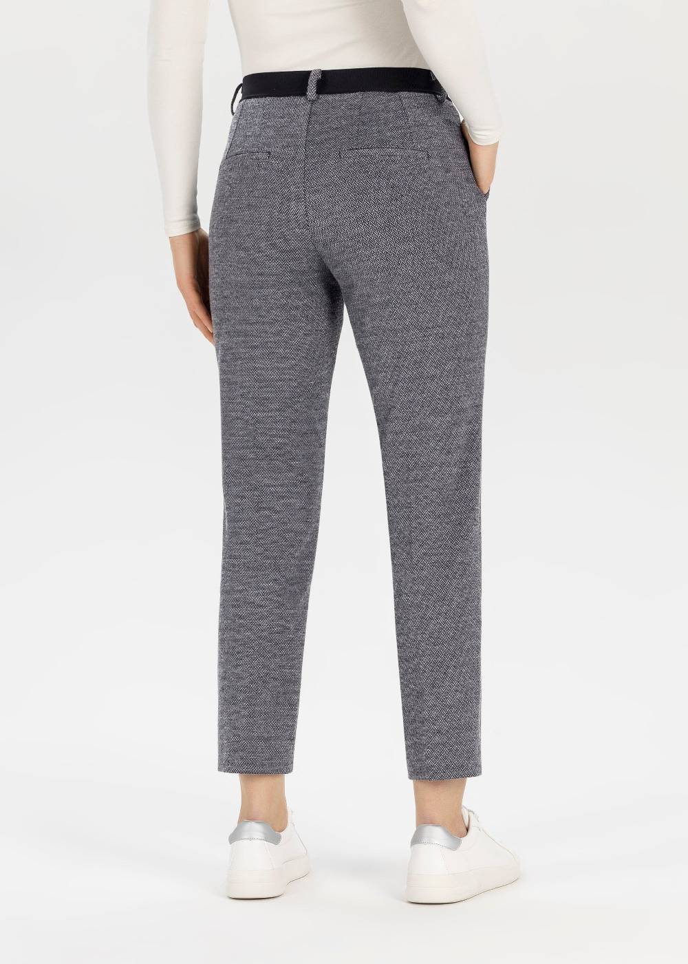Stehmann 7/8-Hose Fluor in Herringbone Jersey Flash Sale