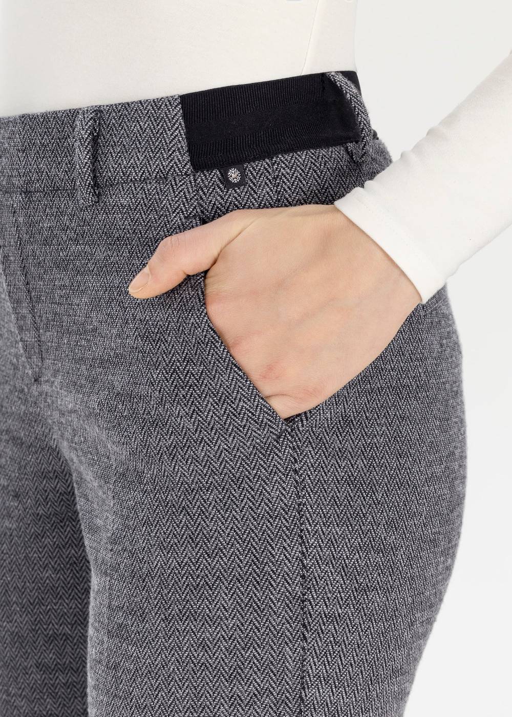 Stehmann 7/8-Hose Fluor in Herringbone Jersey Flash Sale
