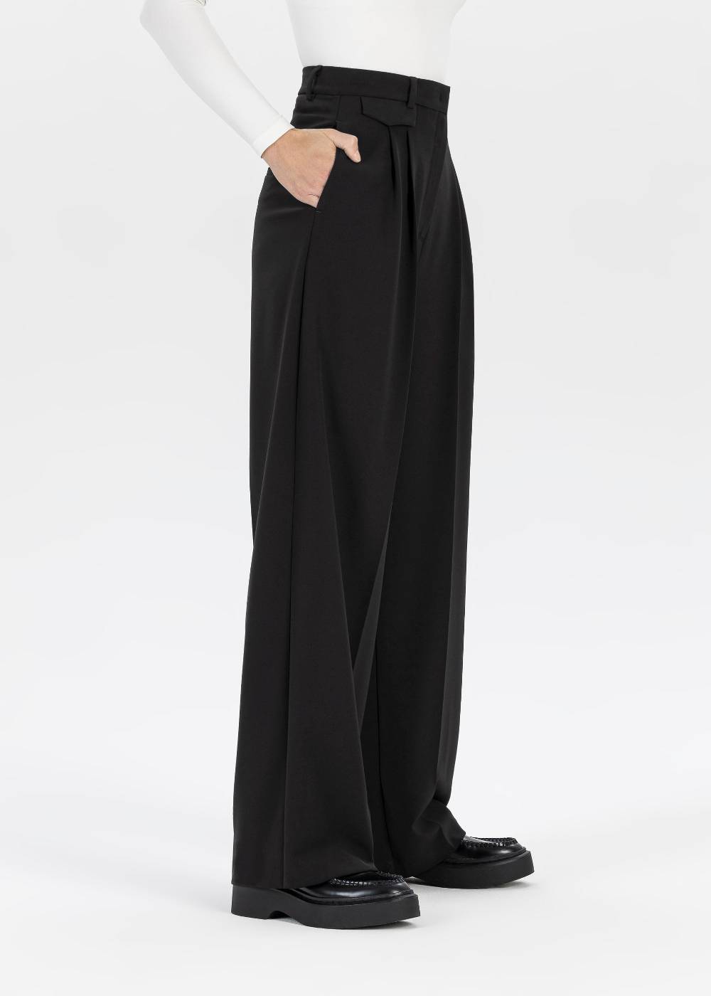 Stehmann Relaxed Hose Jeannie aus texturiertem Gewebe Online Outlet