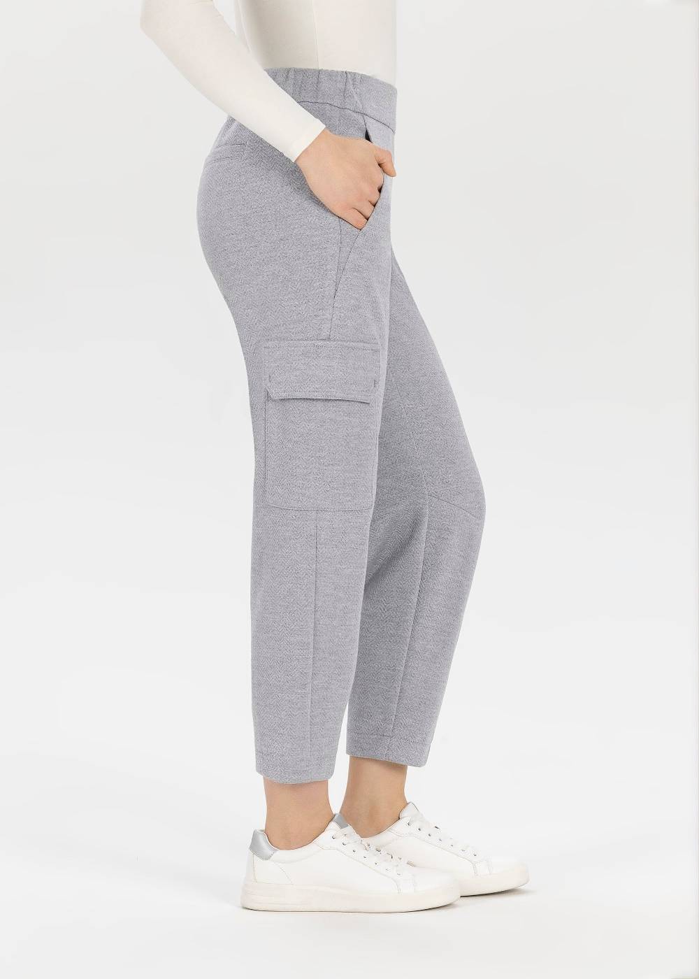Stehmann Cargohose Rosalyn in Jacquard Jersey Zeitlich begrenztes Angebot