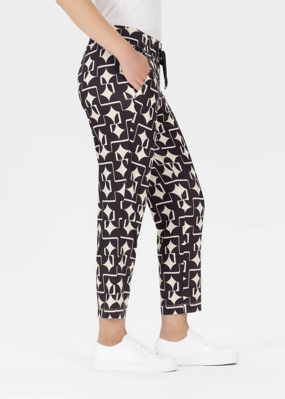Stehmann 6/8-Jogpants Roxana in Bi-Stretch Jersey Tiefpreis