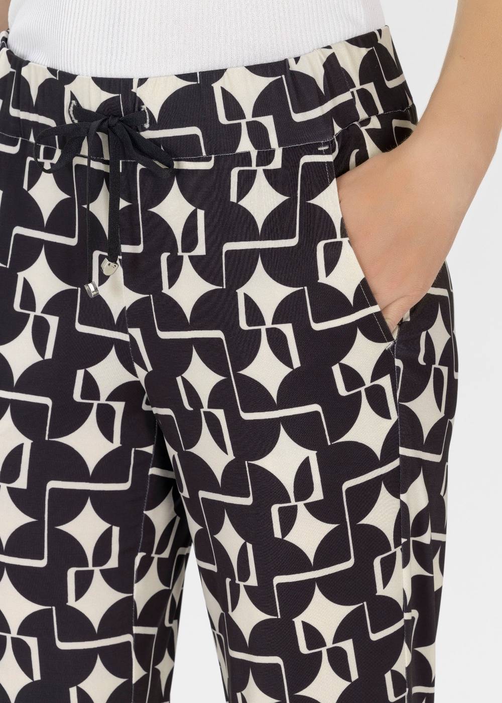 Stehmann 6/8-Jogpants Roxana in Bi-Stretch Jersey Tiefpreis