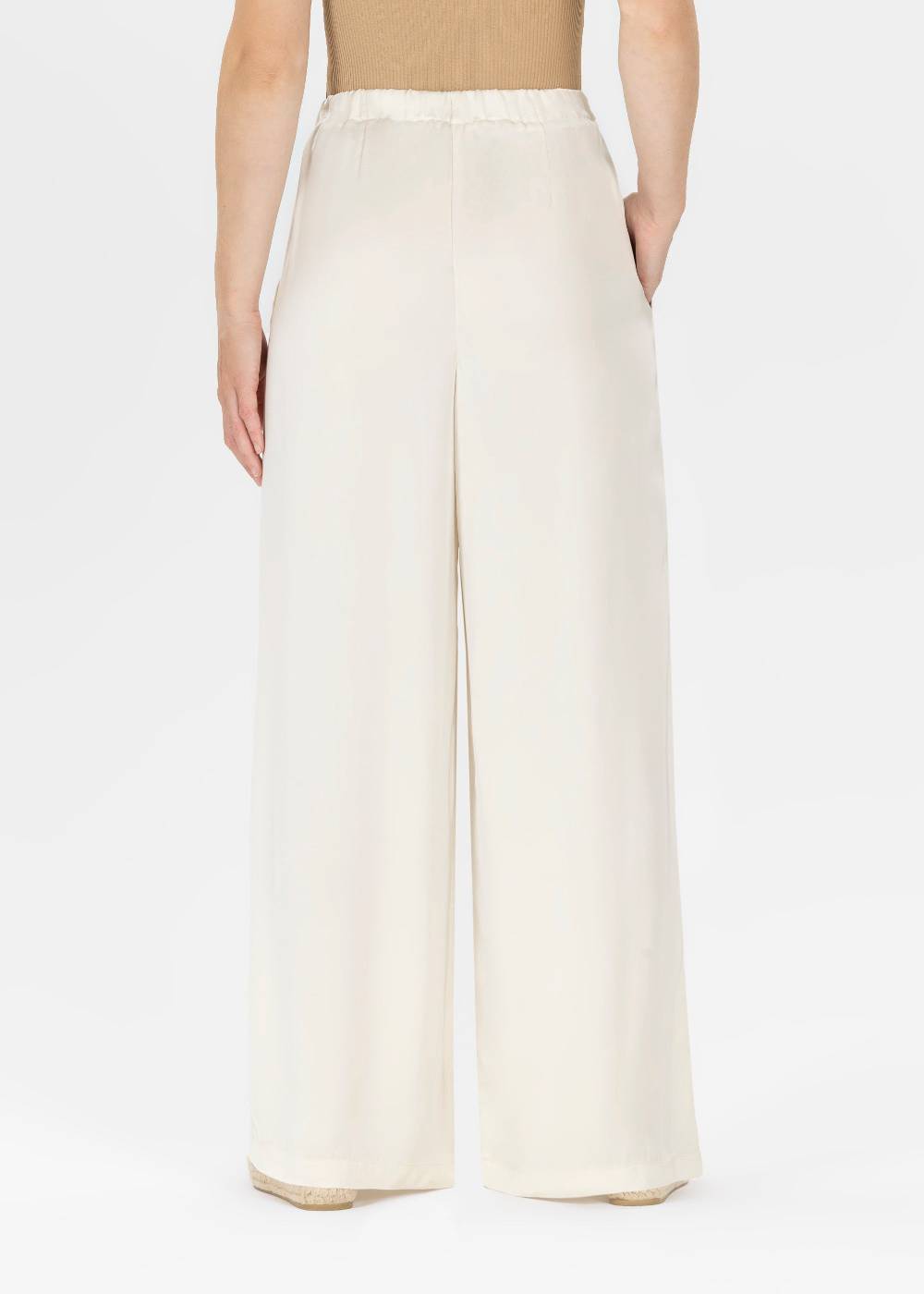 Stehmann Relaxed Hose Frencis in Satin Super Rabatt
