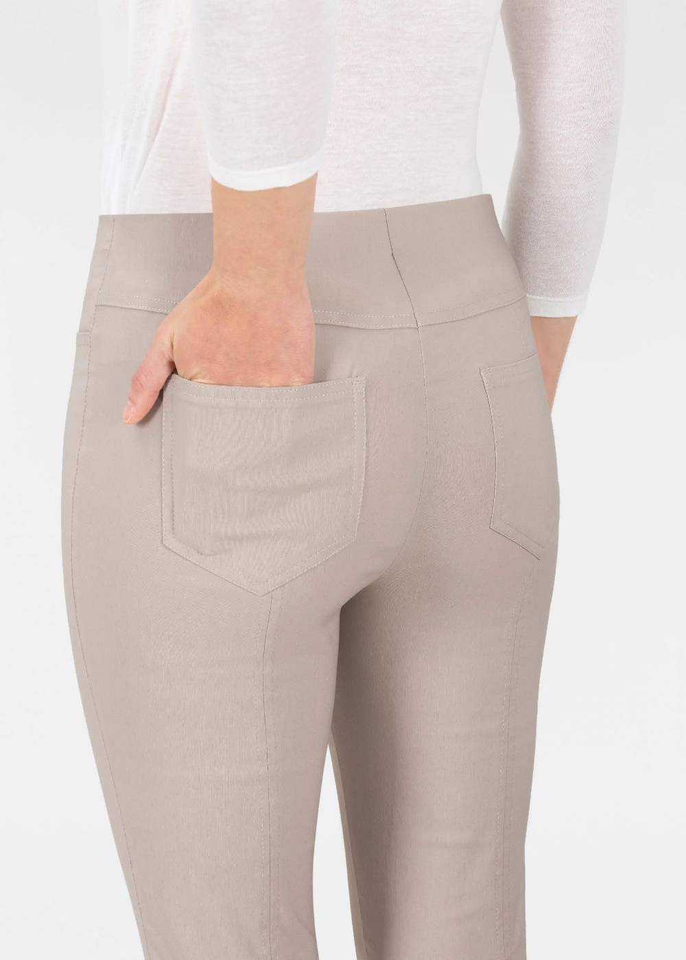 Stehmann 6/8-Hose Igor in stretchiger Bengaline Qualität Fabrikladen