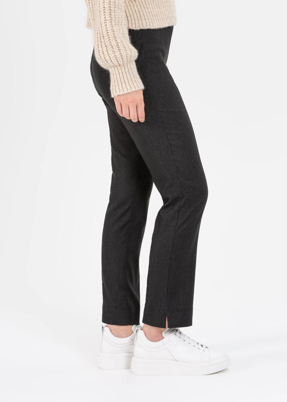 Stehmann Stretchhose Ina Melange in Knöchellänge 50% Rabatt für begrenzte Zeit