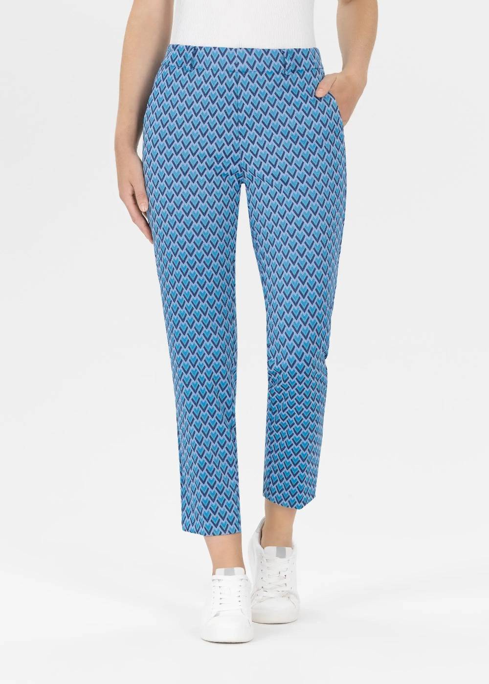 Stehmann 6/8-Hose Fluor in Triangle Jacquard Qualität Zeitbegrenzte Promotion