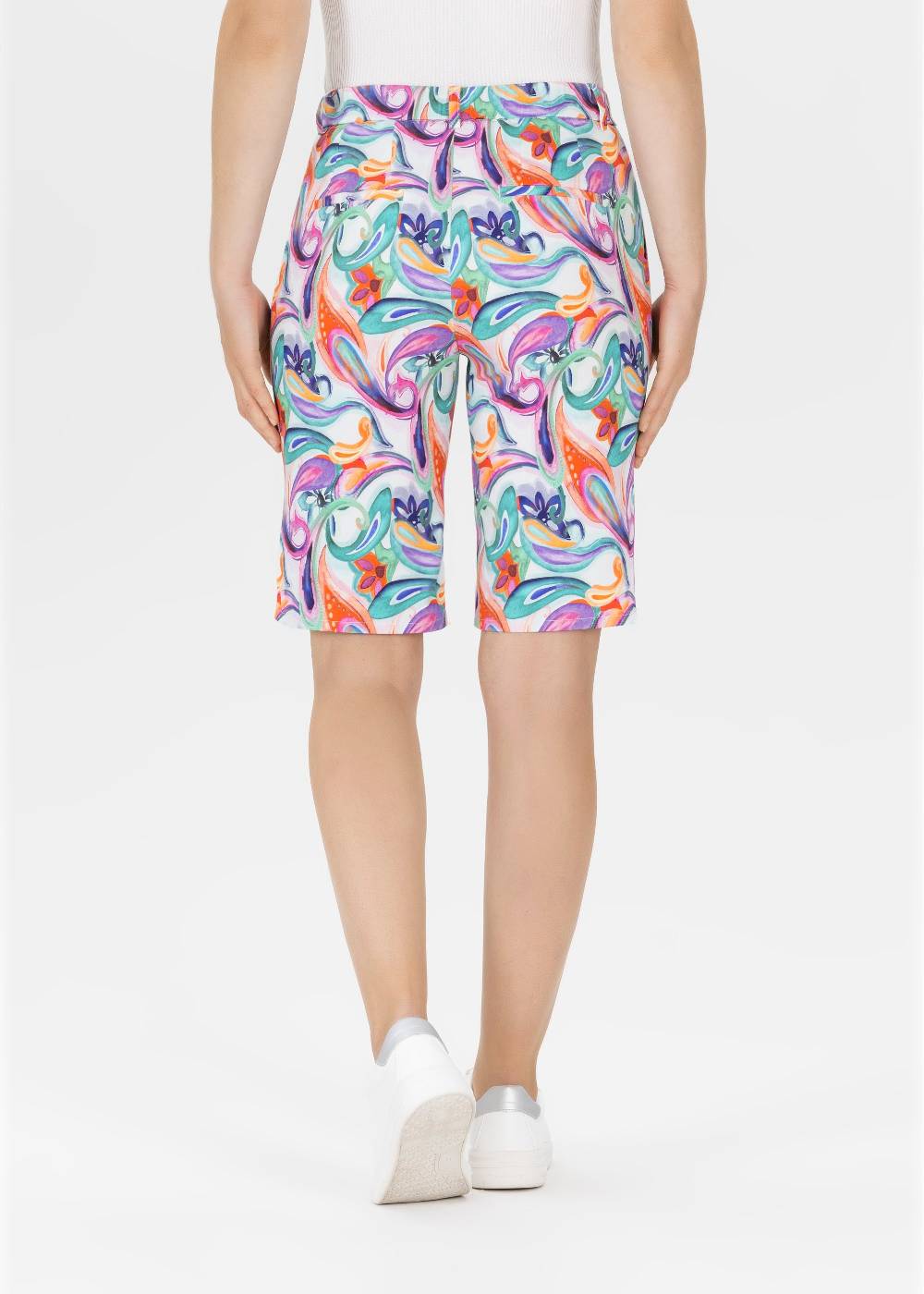 Stehmann Bermuda Fluor in stretchiger Baumwollmischung Bis zu 50% Rabatt