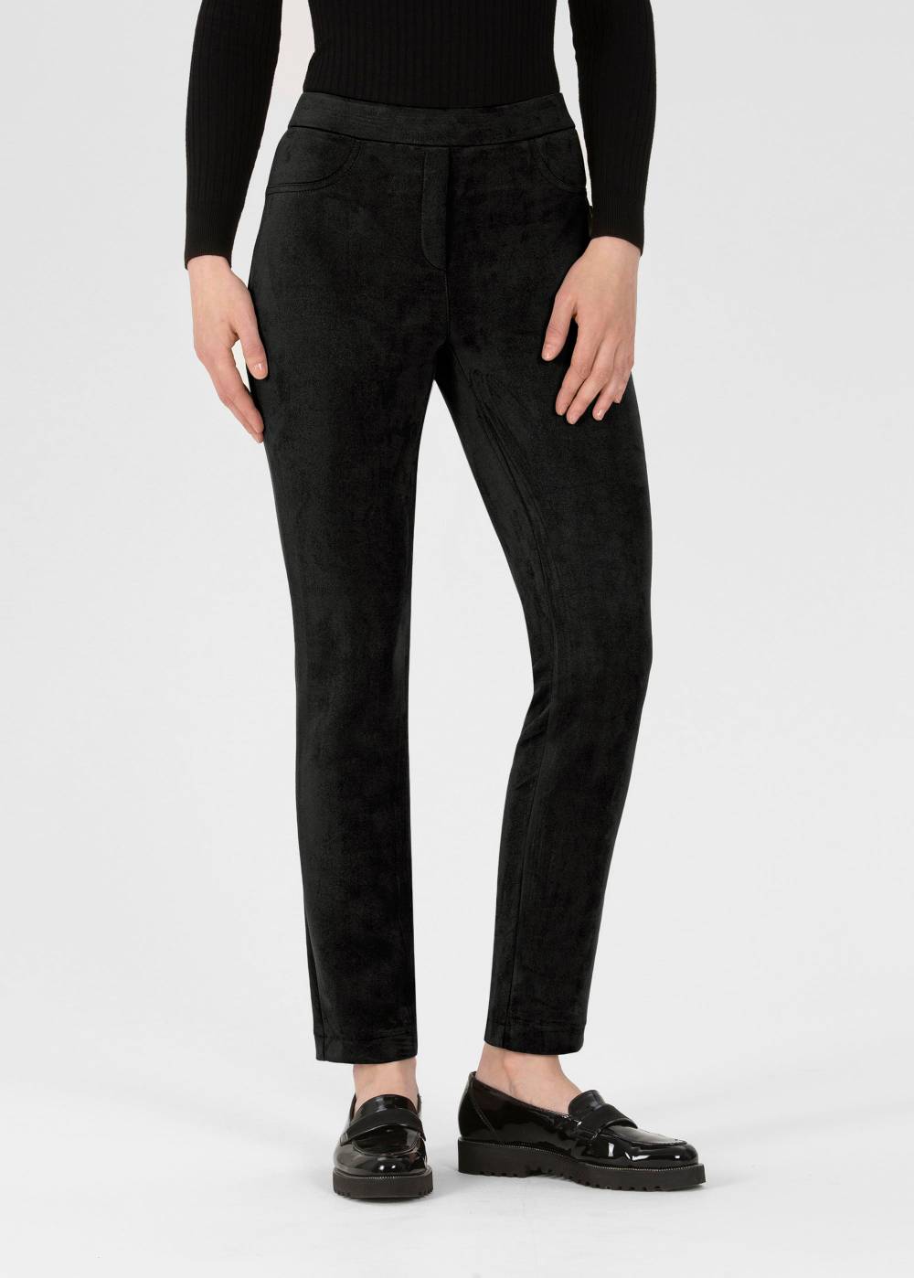 Stehmann Stretchhose Loli in Wildlederoptik Cyber Monday