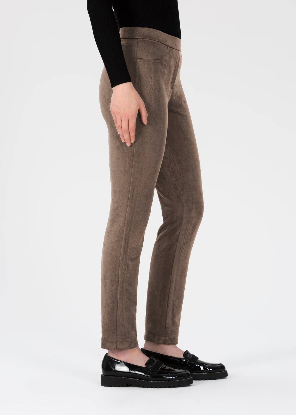 Stehmann Stretchhose Loli in Wildlederoptik Weihnachtsangebot
