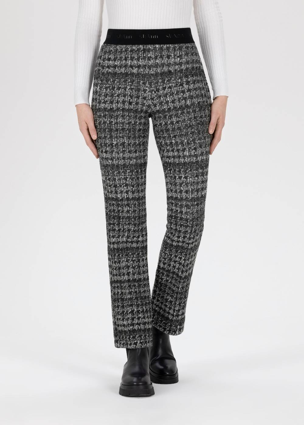Stehmann 6/8-Hose Pernille in Bouclé Optik Räumungsverkauf