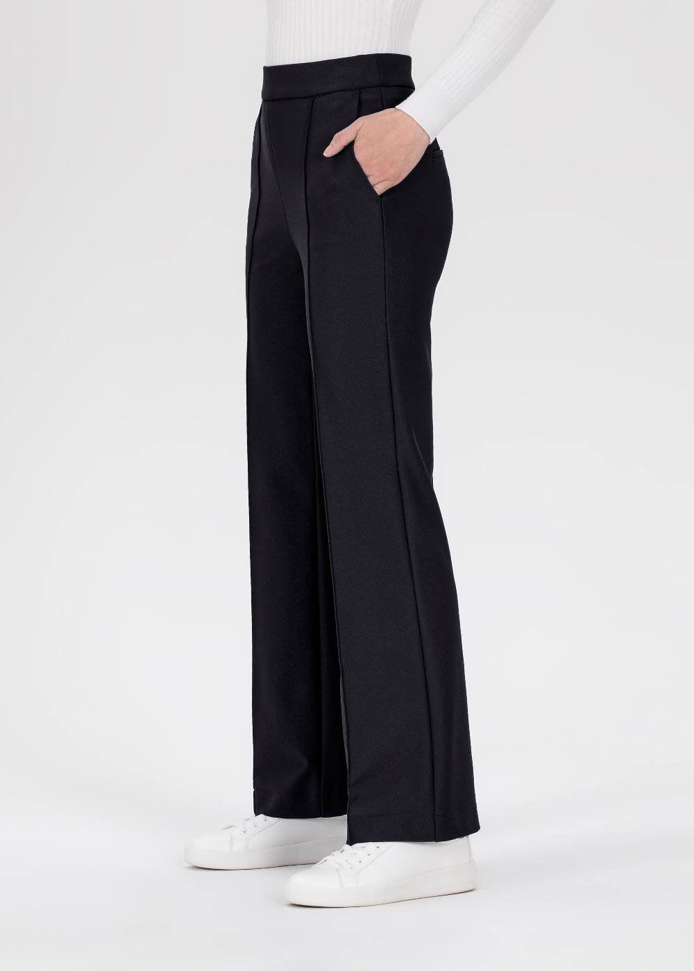 Stehmann Weite Hose Hellena in weichem Rib Jersey Tiefpreis