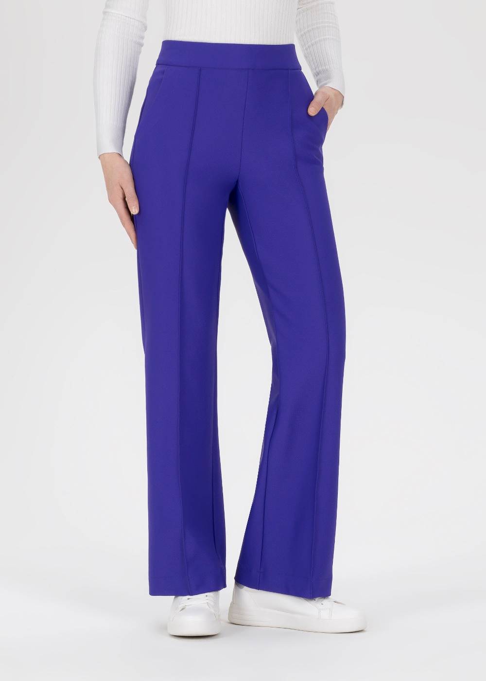 Stehmann Weite Hose Hellena in weichem Rib Jersey Super Sparpreis
