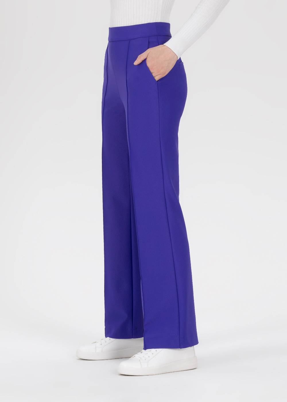 Stehmann Weite Hose Hellena in weichem Rib Jersey Super Sparpreis