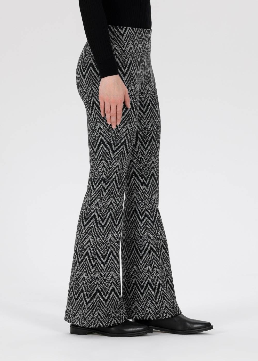 Stehmann Schlaghose Ebelyn in gestricktem Zick Zack Neueste Stile