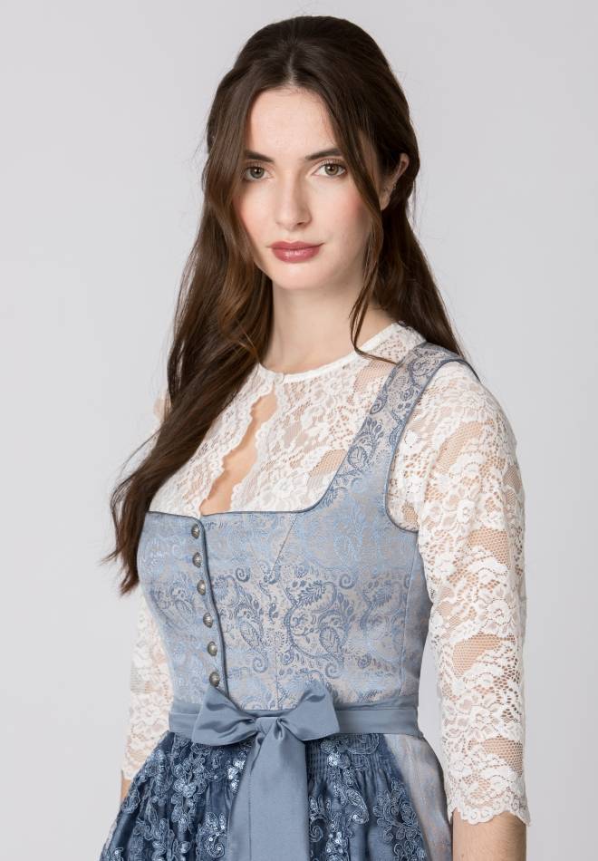Stockerpoint Dirndl Sidonia rauchblau 32 Bis zu 50% Rabatt