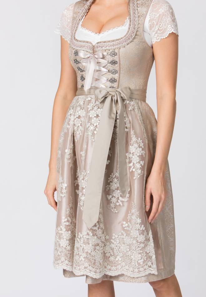 Stockerpoint Dirndl Gabrielle creme 32 50% Rabatt mit kostenlosem Versand