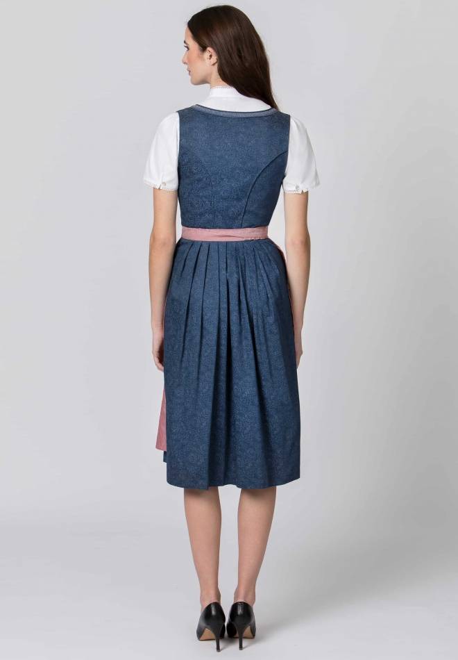 Stockerpoint Dirndl Roseline blau-altrosa 30 2025