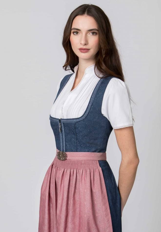 Stockerpoint Dirndl Roseline blau-altrosa 30 2025