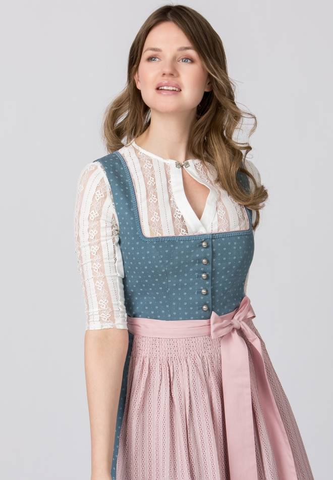 Stockerpoint Dirndl Madeline rauchblau 32 Schlussverkauf