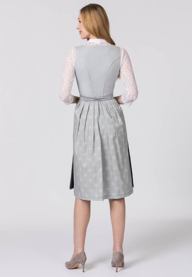 Stockerpoint Dirndl Audrey hellgrau 34 Kostenloser Versand