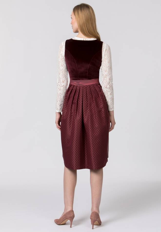 Stockerpoint Dirndl Aurora bordeaux 34 Exklusivangebot