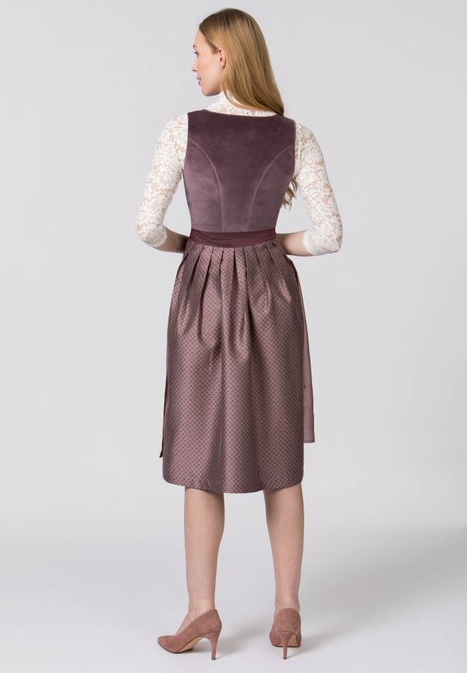 Stockerpoint Dirndl Malve aubergine 44 Black Friday