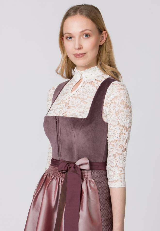 Stockerpoint Dirndl Malve aubergine 44 Black Friday
