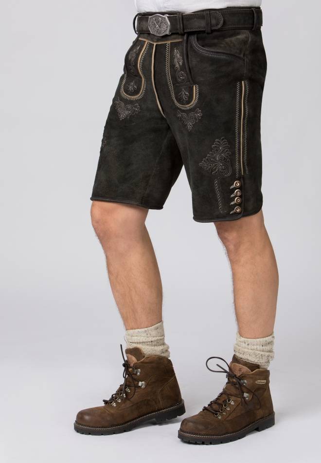 Stockerpoint Lederhose Bertl graphit gespeckt 44 Letzte 2 Tage