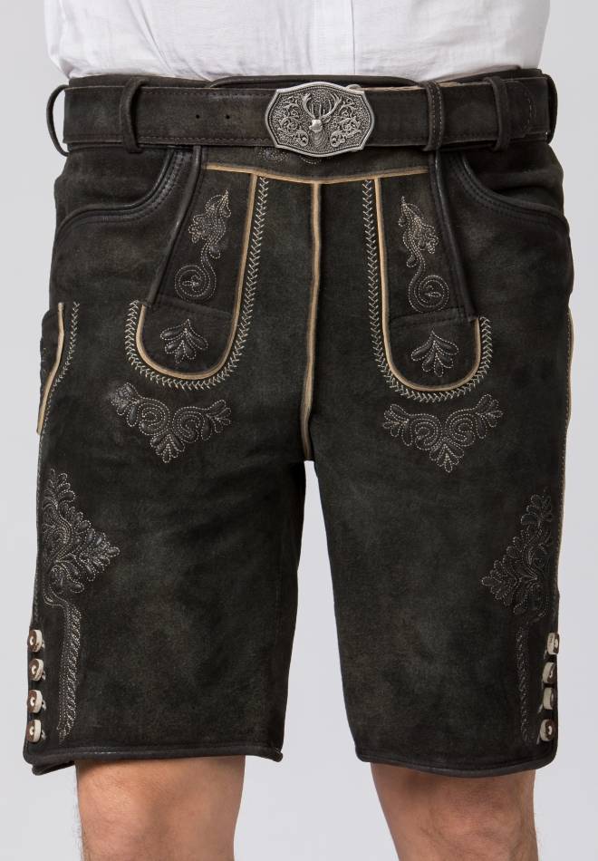 Stockerpoint Lederhose Bertl graphit gespeckt 44 Letzte 2 Tage