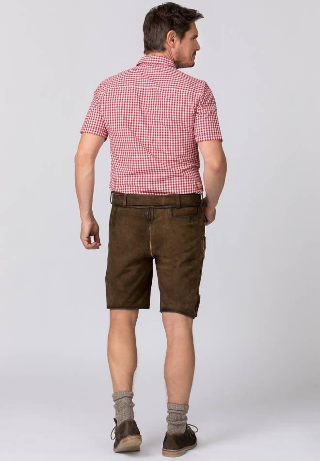 Stockerpoint Lederhose Bertl stein geäscht-natur 44 Letzter Tag
