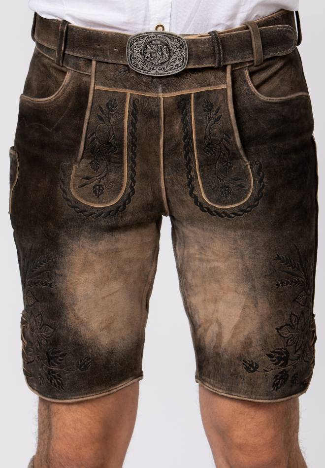 Stockerpoint Hose Almbräu sepia raw-schwarz 46 Bis zu 60% Rabatt