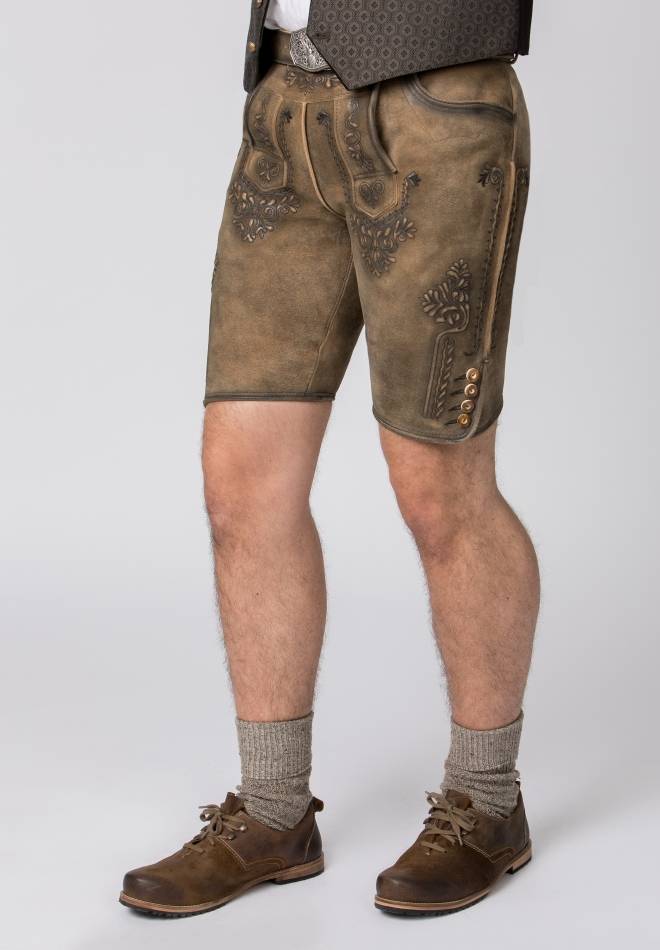 Stockerpoint Lederhose Artur ahorn gespeckt 44 Riesige Rabatte