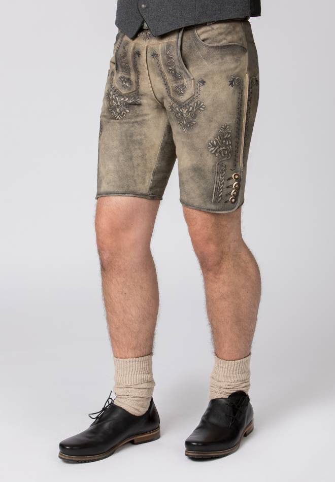 Stockerpoint Lederhose Artur buche gespeckt 44 50% Rabatt mit kostenlosem Versand