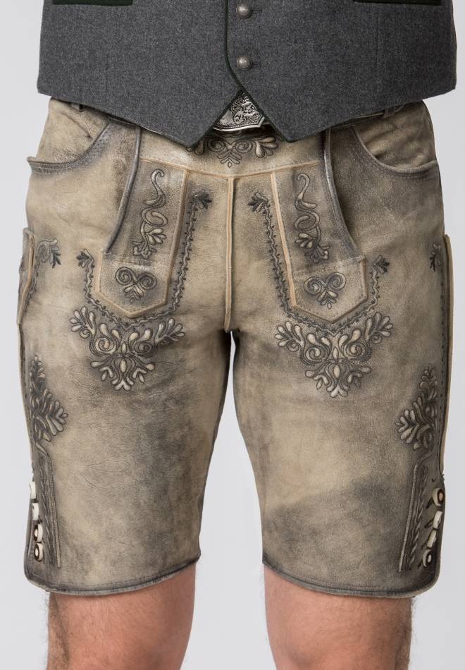 Stockerpoint Lederhose Artur buche gespeckt 44 50% Rabatt mit kostenlosem Versand