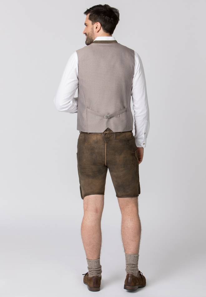 Stockerpoint Lederhose Artur muskat gespeckt 44 Kostenloser Versand international