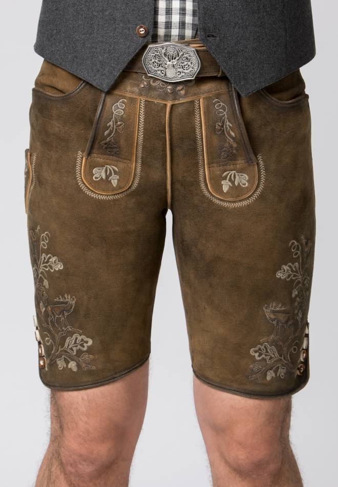 Stockerpoint Lederhose Bastian havanna gespeckt 44 Black Friday Preise
