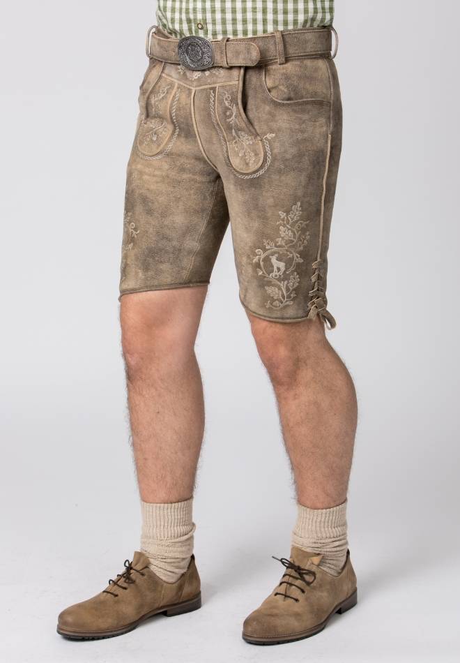 Stockerpoint Lederhose Girgl schilf gespeckt 44 zollfrei