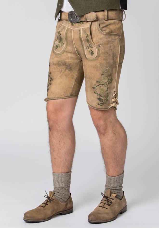 Stockerpoint Lederhose Girgl senf gespeckt-grün 48 Rabatte dieses Monats