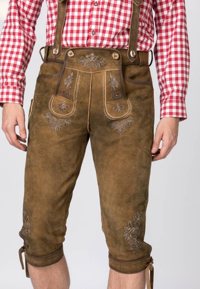 Stockerpoint Hose Justin4 havanna gespeckt 44 Schlussverkauf