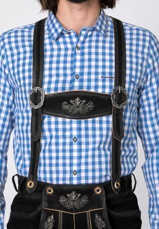 Stockerpoint Hose Justin4 schwarz gespeckt 44 Günstiger Verkauf