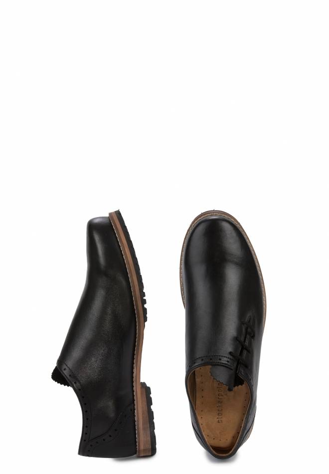 Stockerpoint Haferlschuh Granada schwarz nappa 41 Sonderangebote