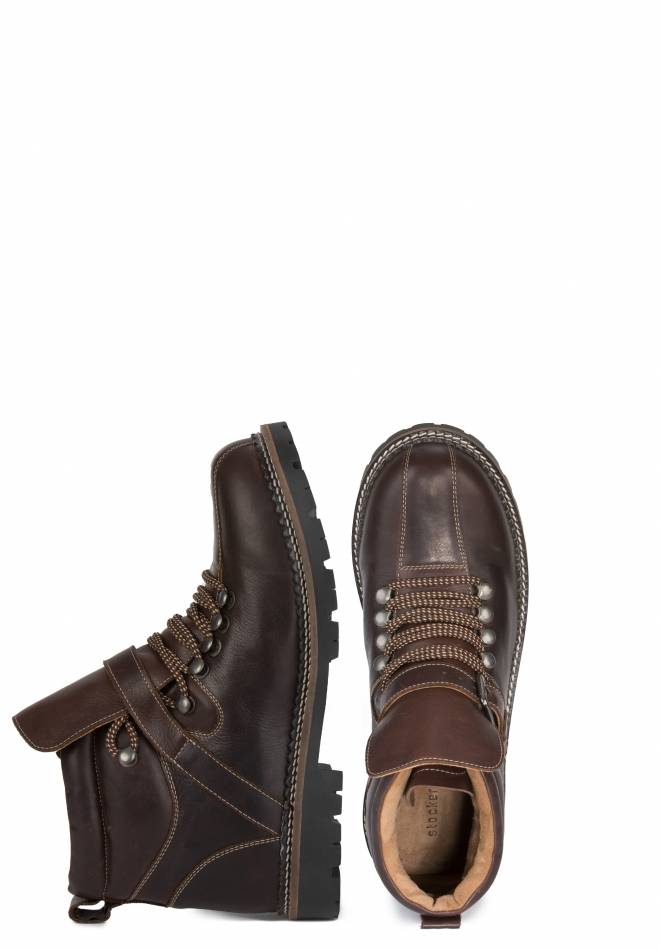 Stockerpoint Trachtenstiefel Tiago dunkelbraun gespeck 40 Riesige Ersparnisse