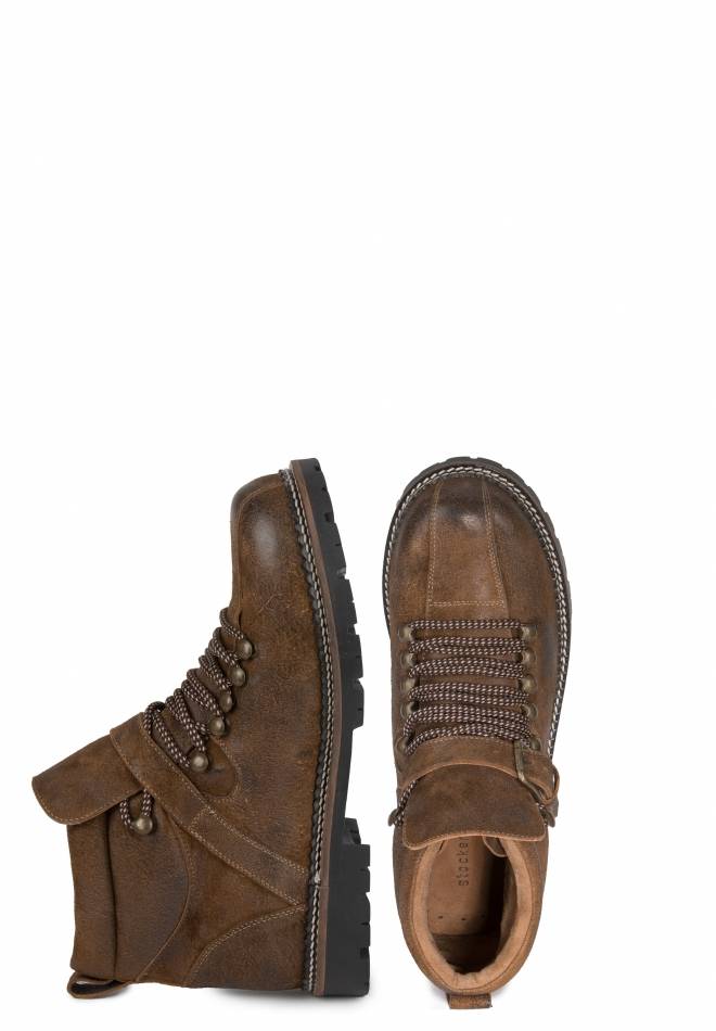 Stockerpoint Trachtenstiefel Tiago hellbraun gespeckt 40 VIP-Rabatte