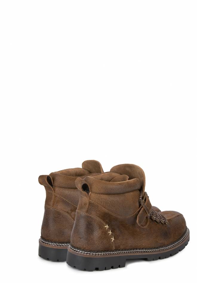 Stockerpoint Trachtenstiefel Tiago hellbraun gespeckt 40 VIP-Rabatte