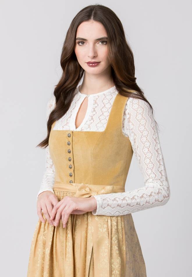 Stockerpoint Dirndl Viktoria senf 32 Speichern exportieren