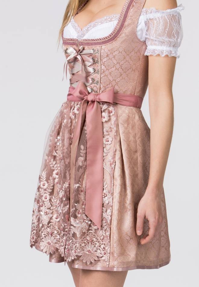 Stockerpoint Dirndl Melida altrosa 42 Fabrikpreis