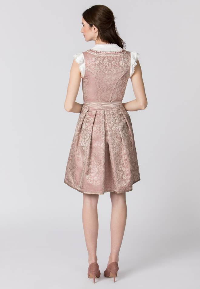 Stockerpoint Dirndl Noelia altrosa 30 Sonderangebot