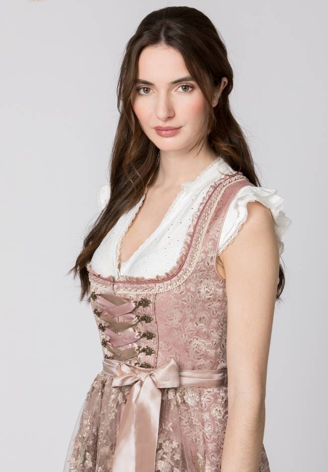 Stockerpoint Dirndl Noelia altrosa 30 Sonderangebot